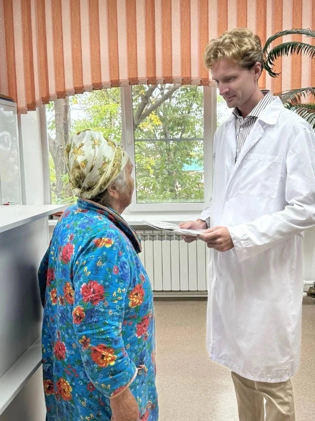 📍 Студенты ДВГМУ- участники проекта «Медицинский десант»!
