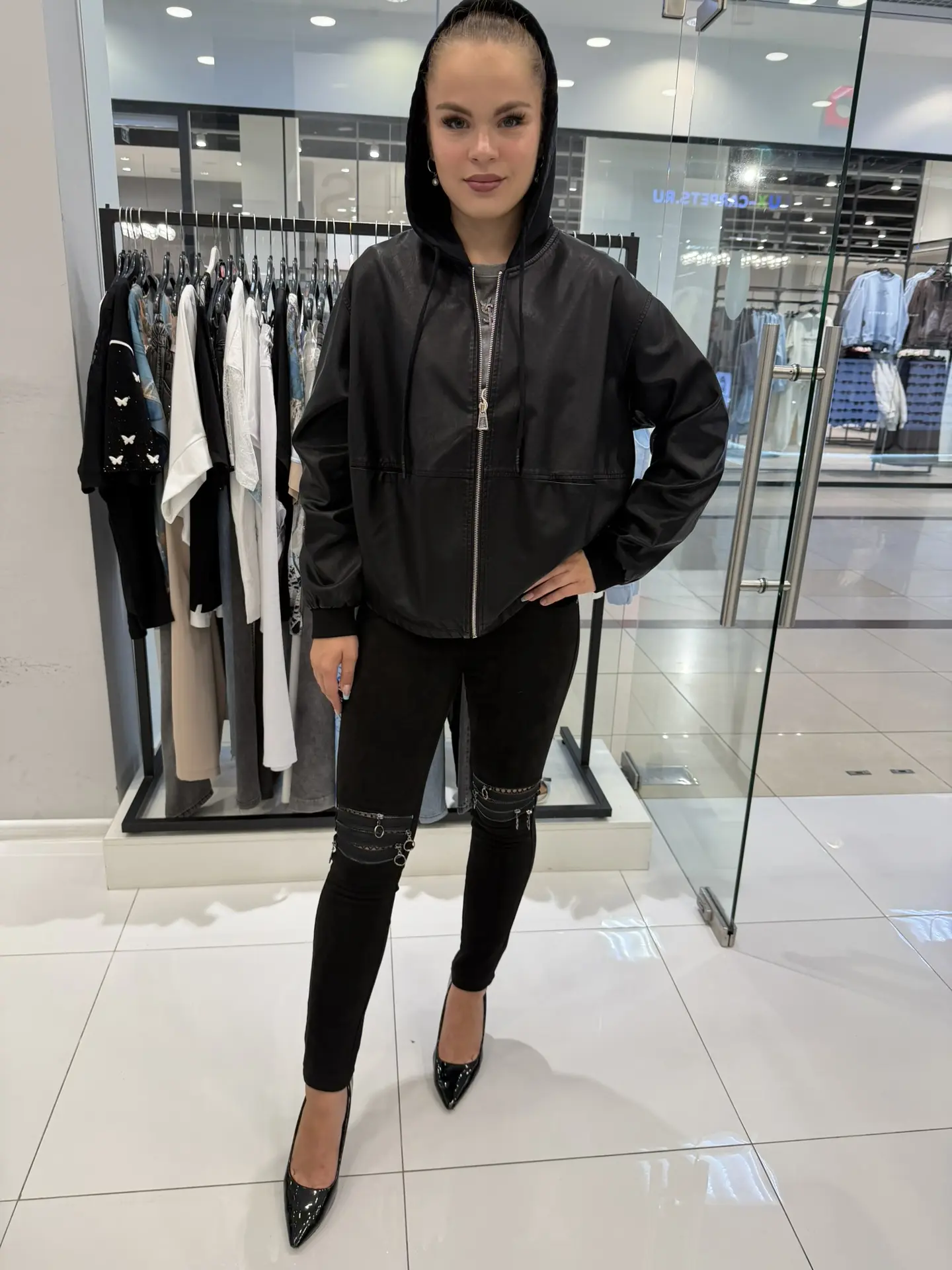 Куртка из эко кожи 🖤🖤🖤🖤🖤