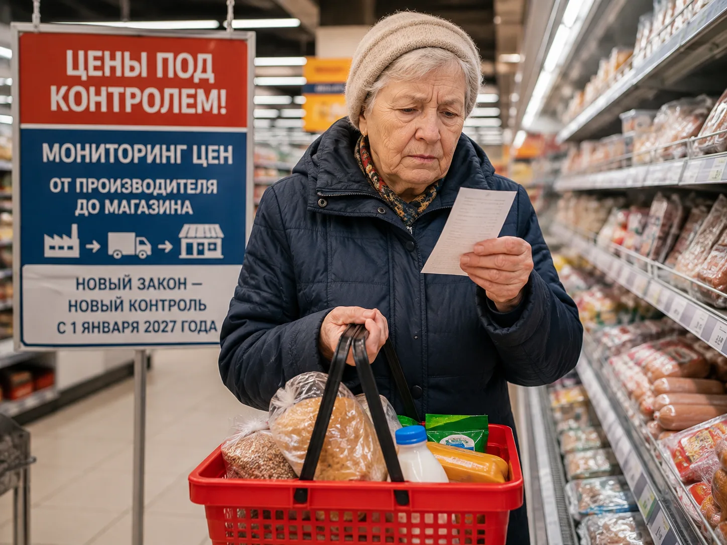 🛒 Цены на продукты возьмут под особый контроль. Президент подписал новый закон

Президент России Вл