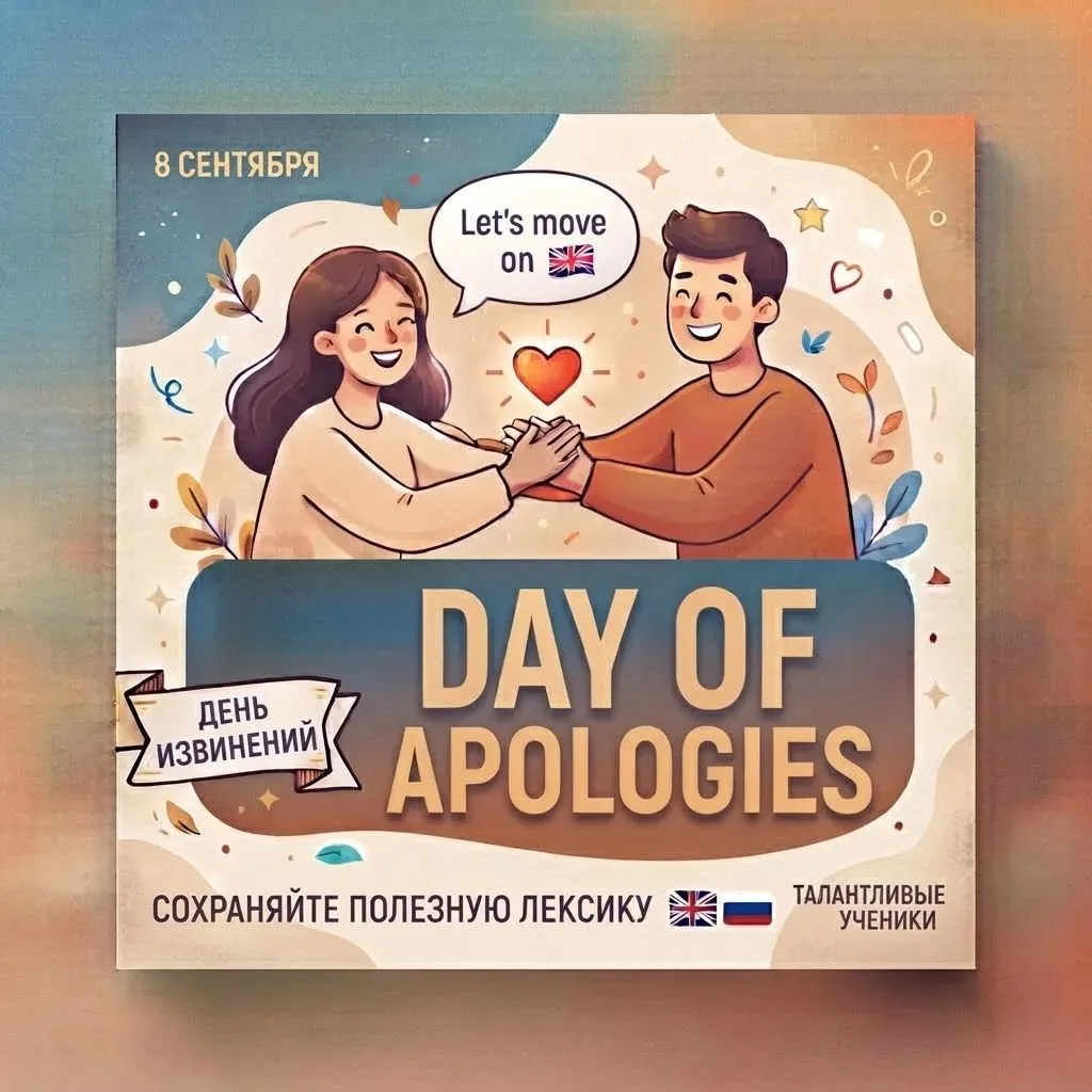 8 сентября - Международный день прощения (Pardon Day). Отличный повод  восстановить теп...