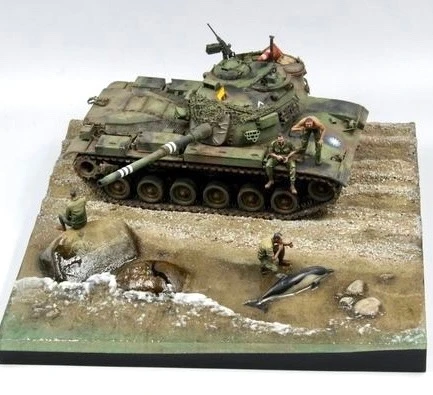 M48H BRAVE TIGER diorama