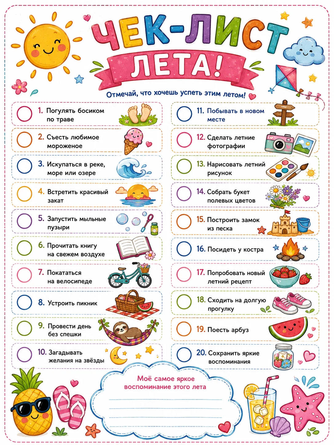 🌞Лето в самом разгаре, и времени столько, что можно успеть миллион классных вещей: пос...