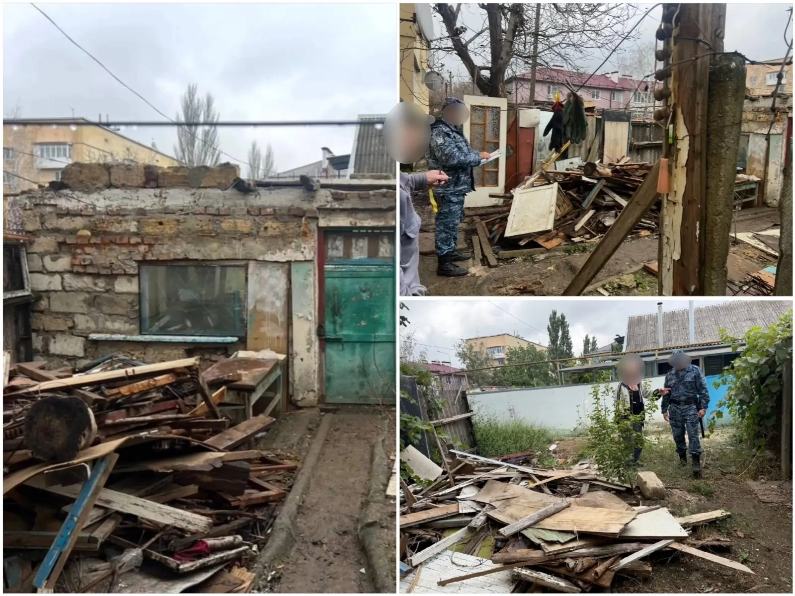📸В Красногвардейском районе самовольно возведенное здание снесли под контролем судебны...