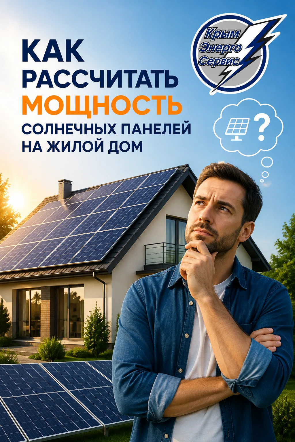 Как рассчитать мощность солнечных панелей для частного дома?