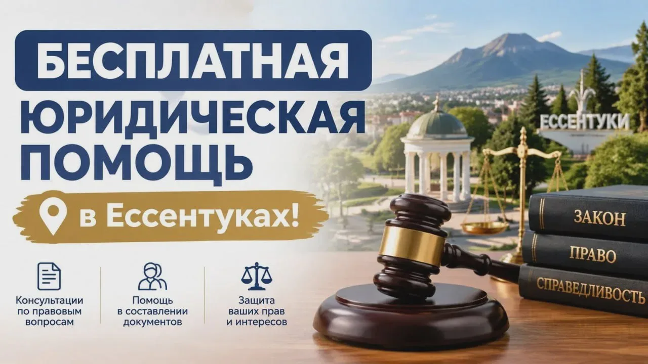 В Ессентуках доступна бесплатная юридическая помощь