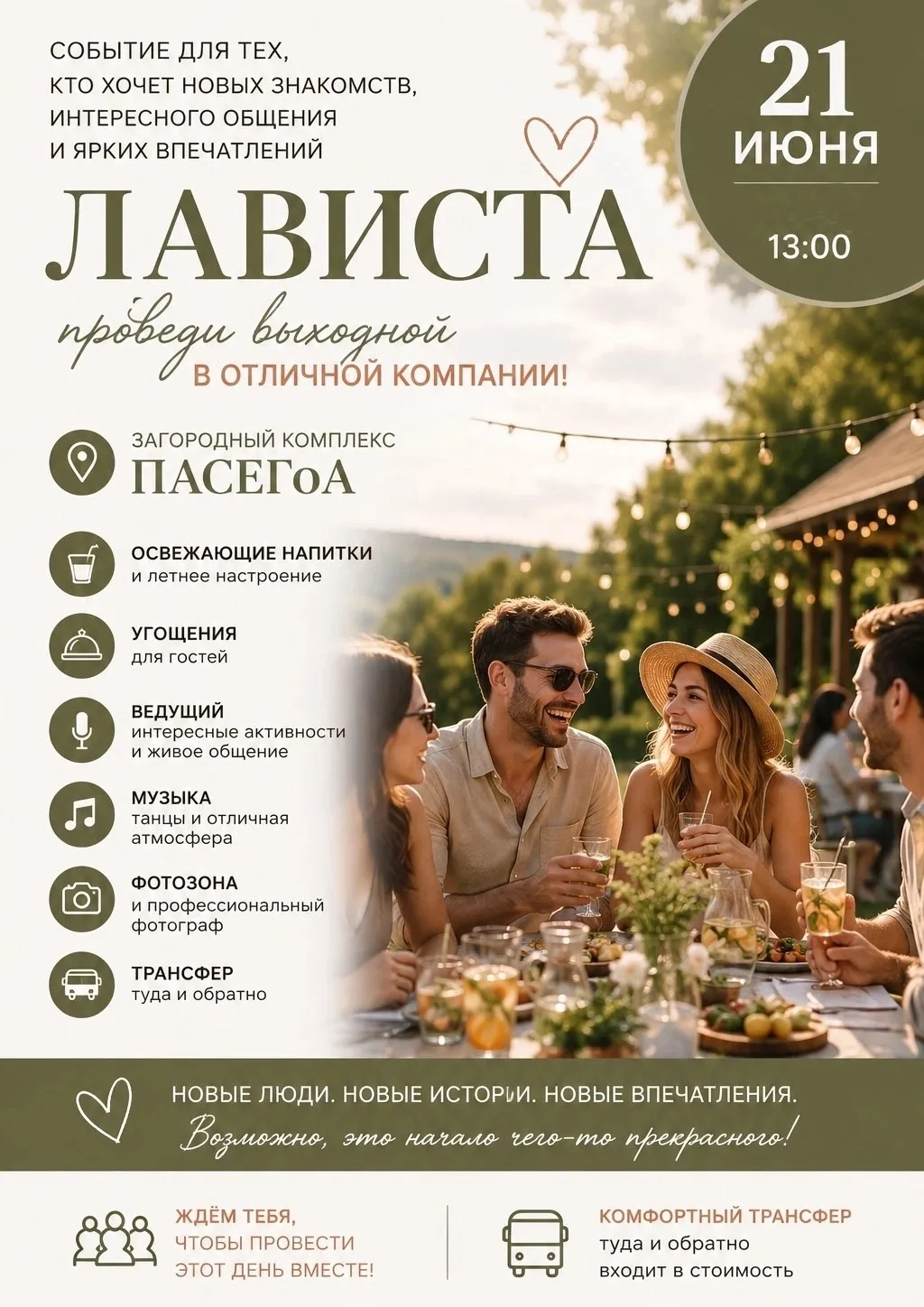 Вечер приятного общения и новых знакомств!