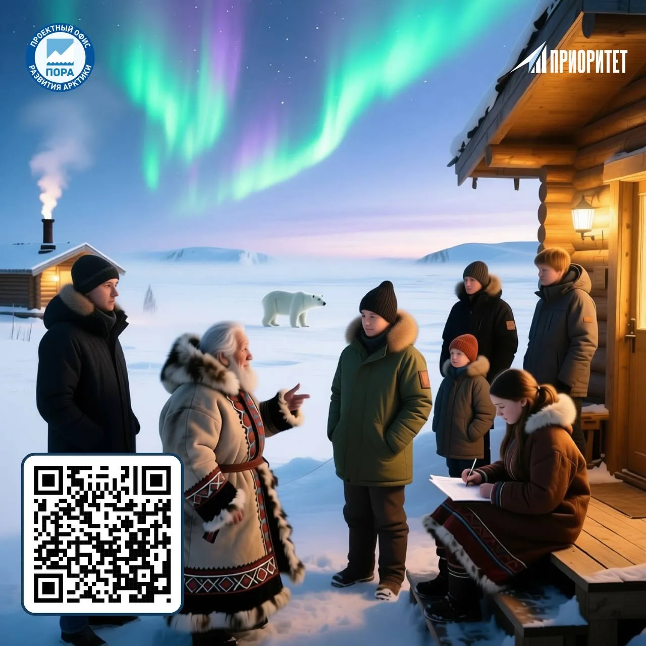 #Вашемнение — в фокусе Арктики!  🌊🐻‍❄️Вы живёте в одном из арктических регионов России? Тогда эта ин