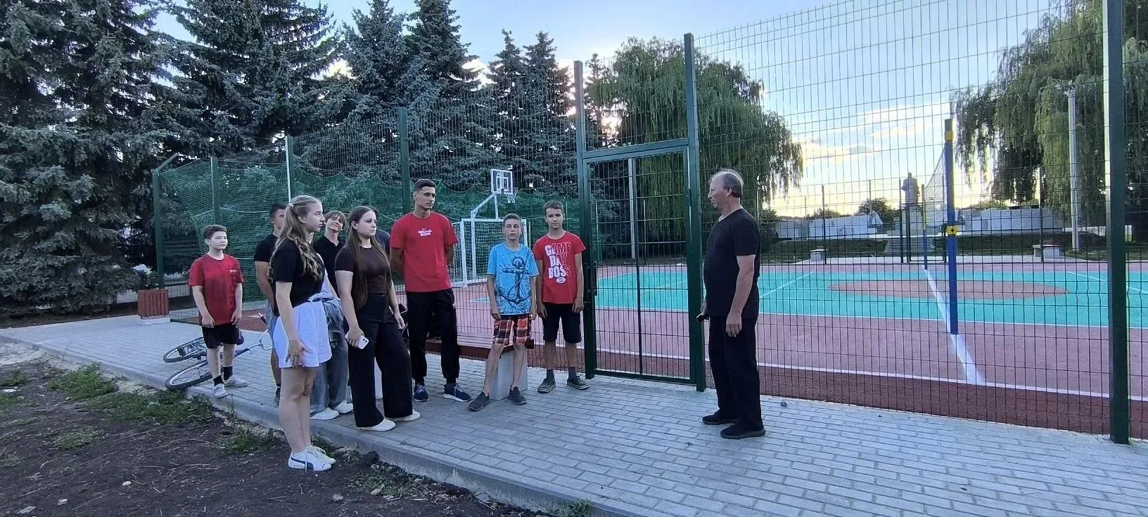 🥅В  Тамале завершается первый этап строительства спортивной площадки
