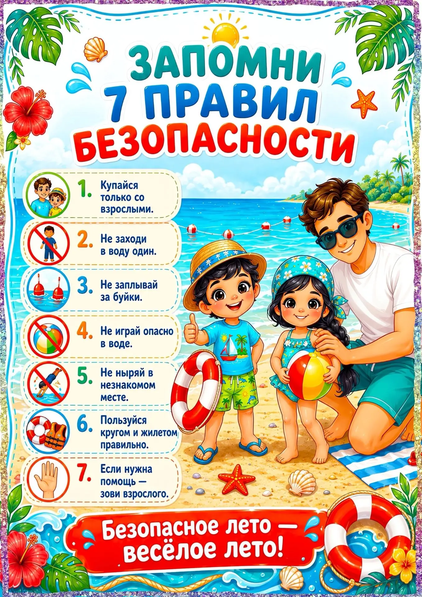 🌞🌞🌞Лето — время солнца, радости и активного отдыха! Но вместе с теплом приходит и особая ответств