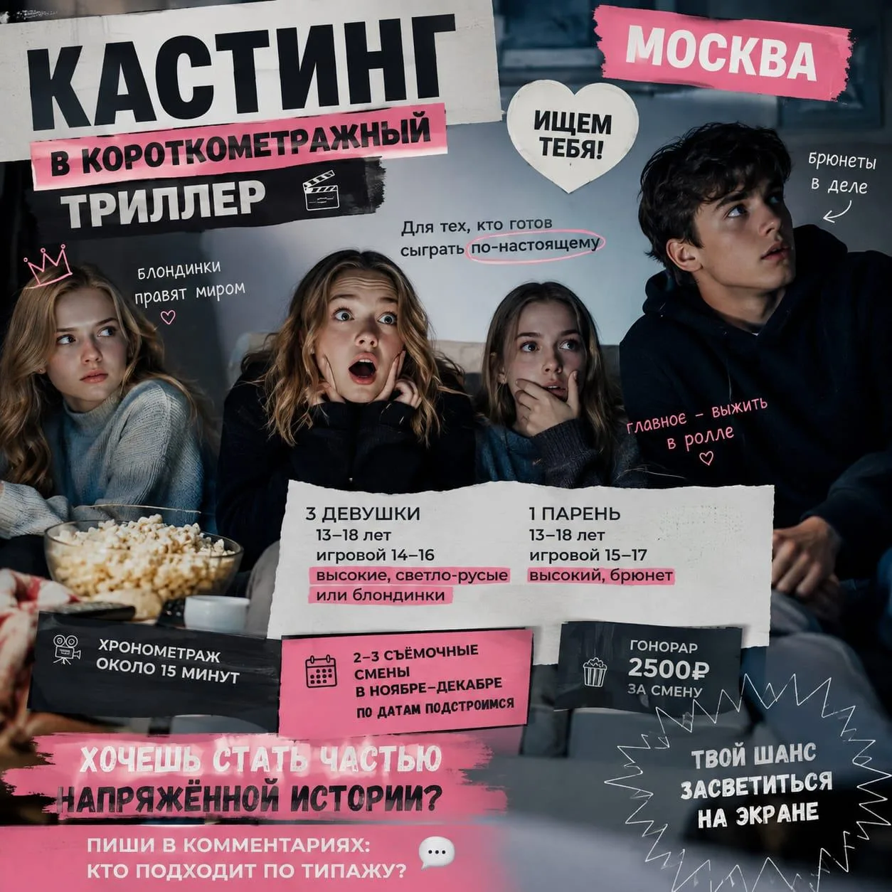 Кастинги для детей Москва