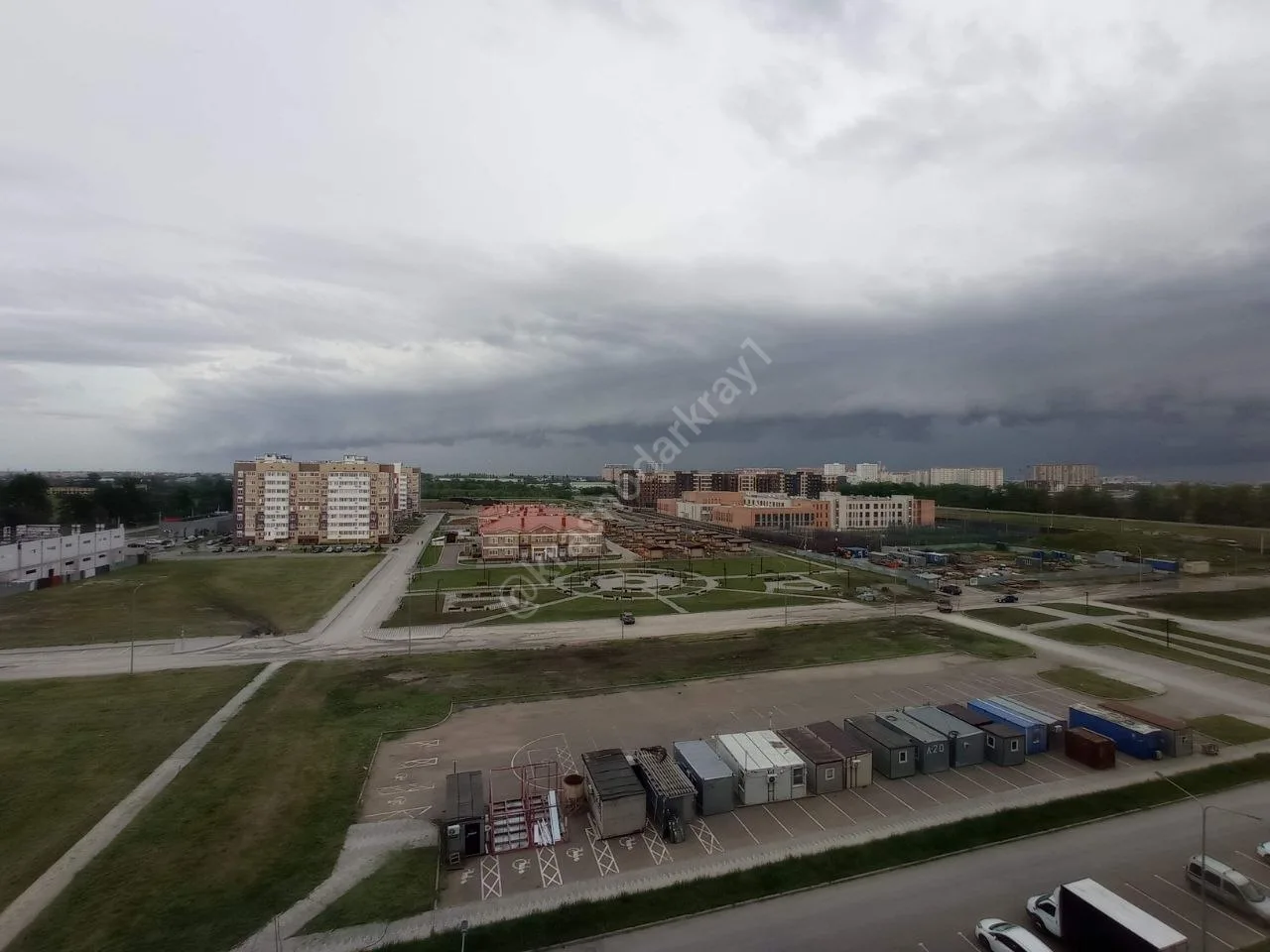 Зловещие тучи над Краснодаром 🌨️  🔴Из-за замедления Telegram, переходите и читайте новости Краснодар