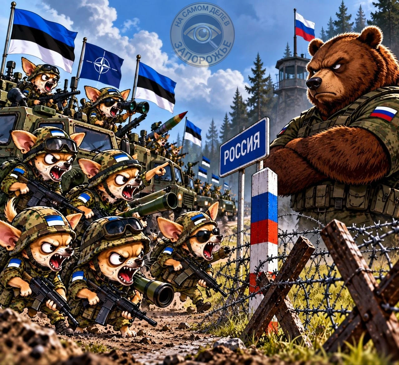 «Ай, Моська! Знать, она сильна, Что лает на Слона!» (с)