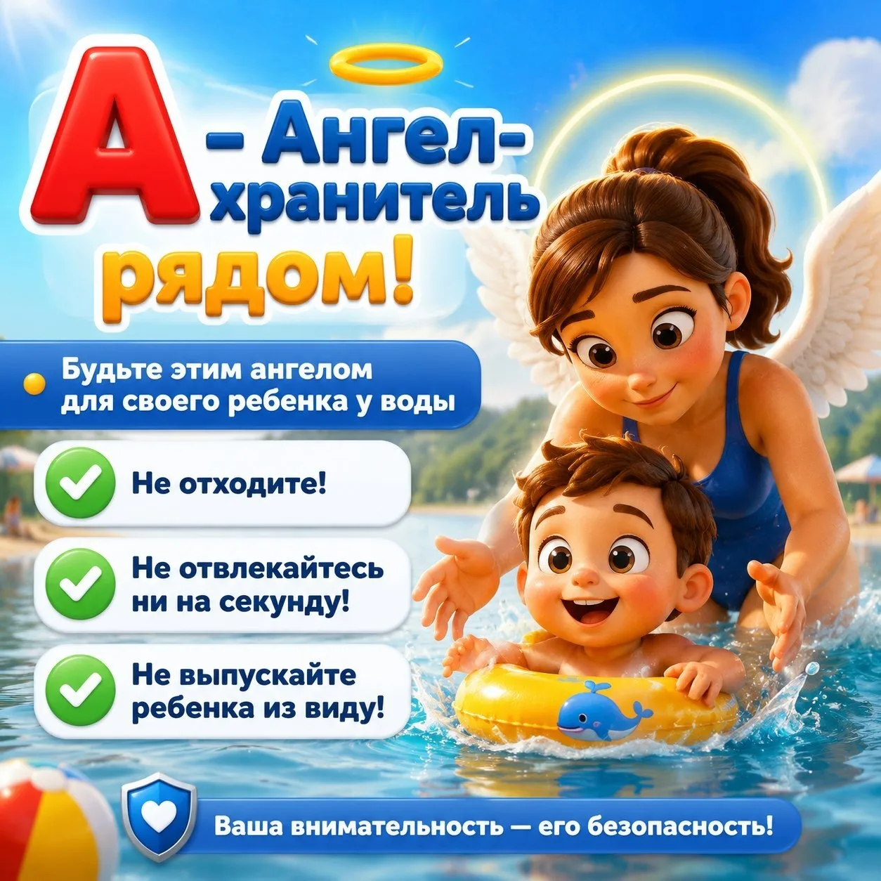 🌊 Лето, солнце, вода… А вместе с ними — и большая ответственность.

📢 Уважаемые родители ( законны