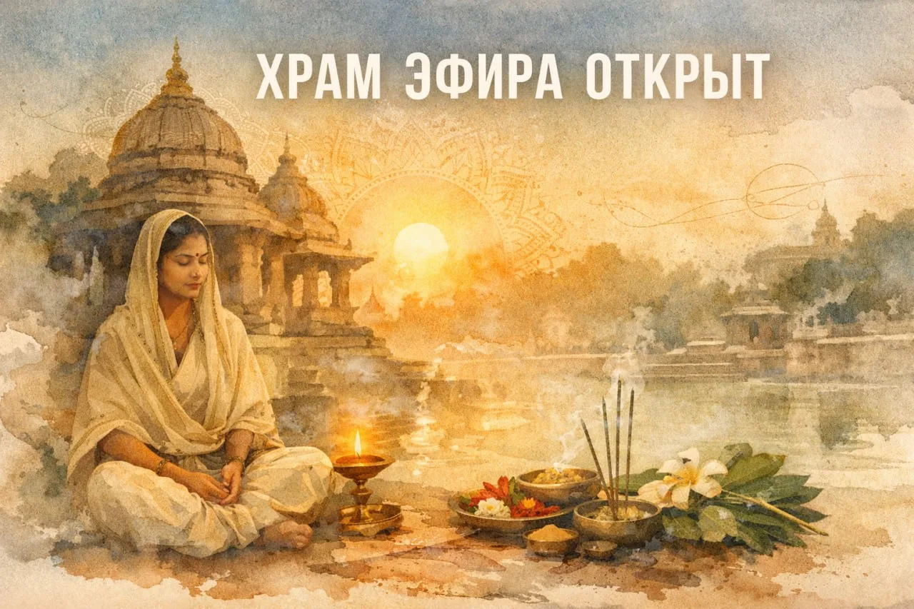 Последний храм — Храм Эфира.  Эфир — это пространство. Осознанность. То, что объединяет все стихии в
