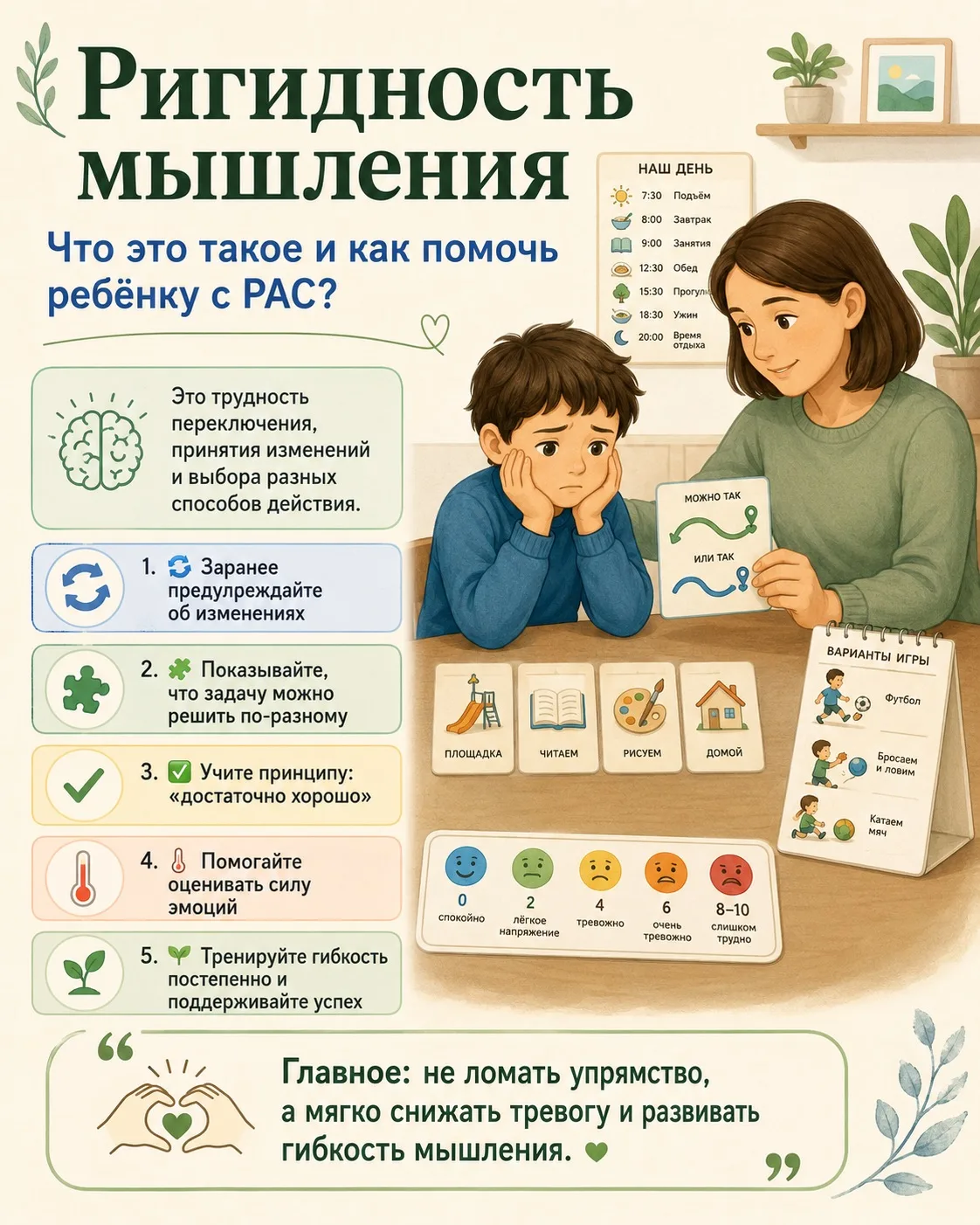 🧠 Ригидность мышления у детей с РАС: почему ребёнок “упирается” и как ему помочь

Принципиальный, у