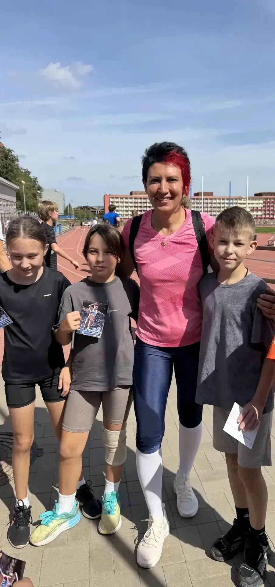 Ученики нашей школы на встрече с олимпийской чемпионкой!🤩🥇
