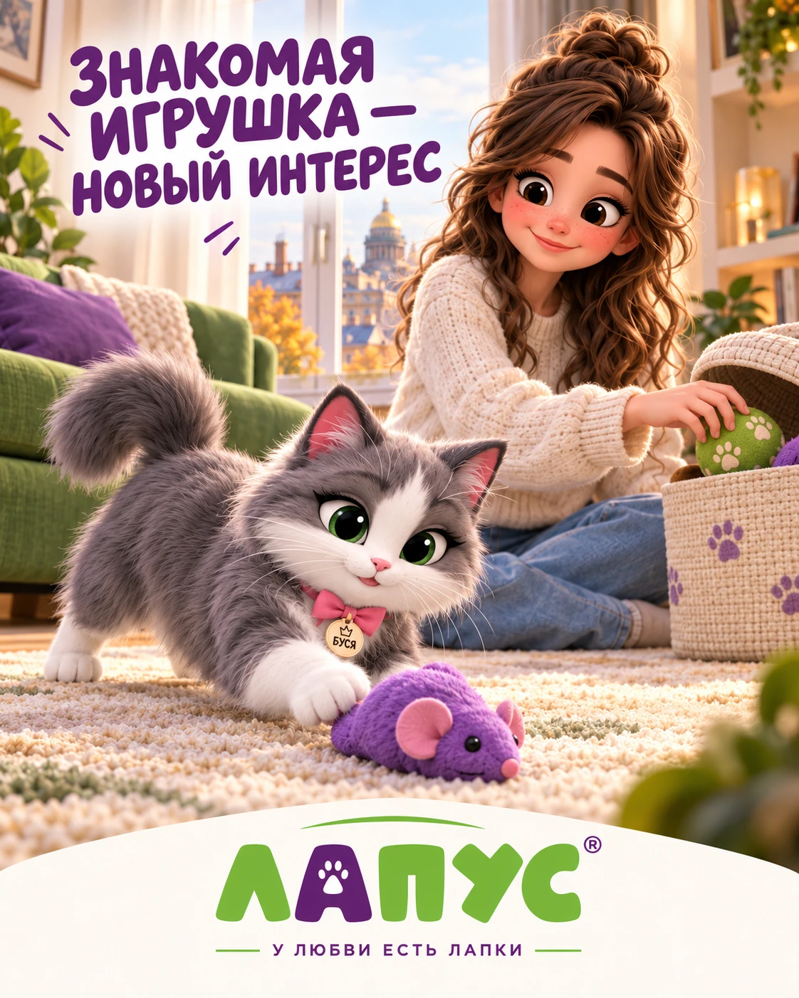 🐱 Новые игрушки нужны не всегда