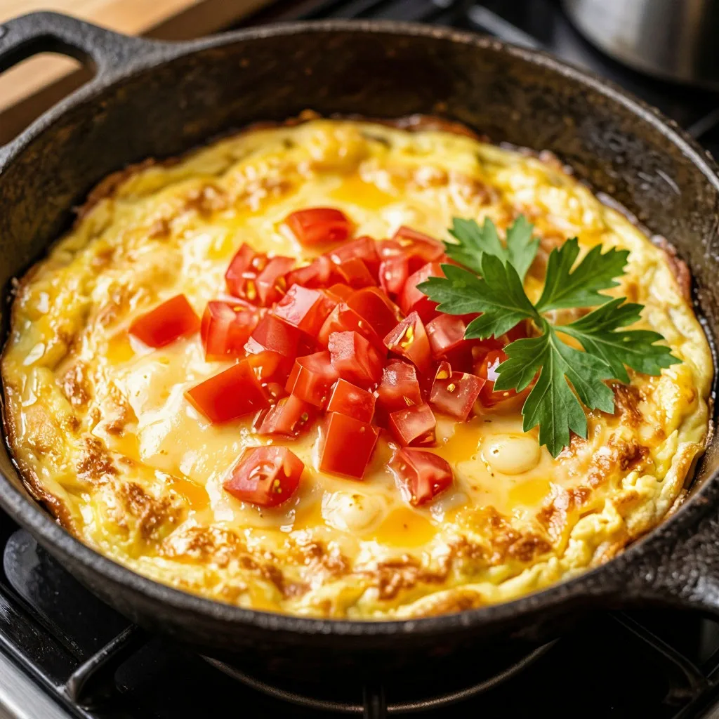 Завтрак — самый важный приём пищи! Начните день с вкусного и питательного омлета с поми...