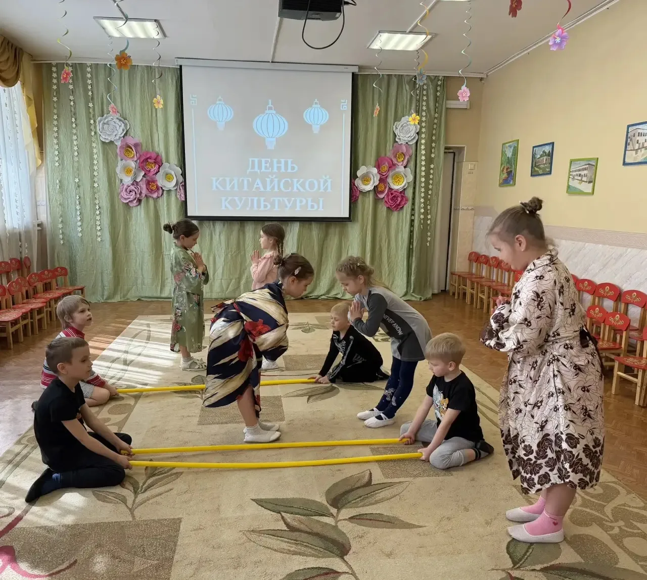 В рамках празднования Дня китайской культуры в Московской области воспитанники подготовительной груп