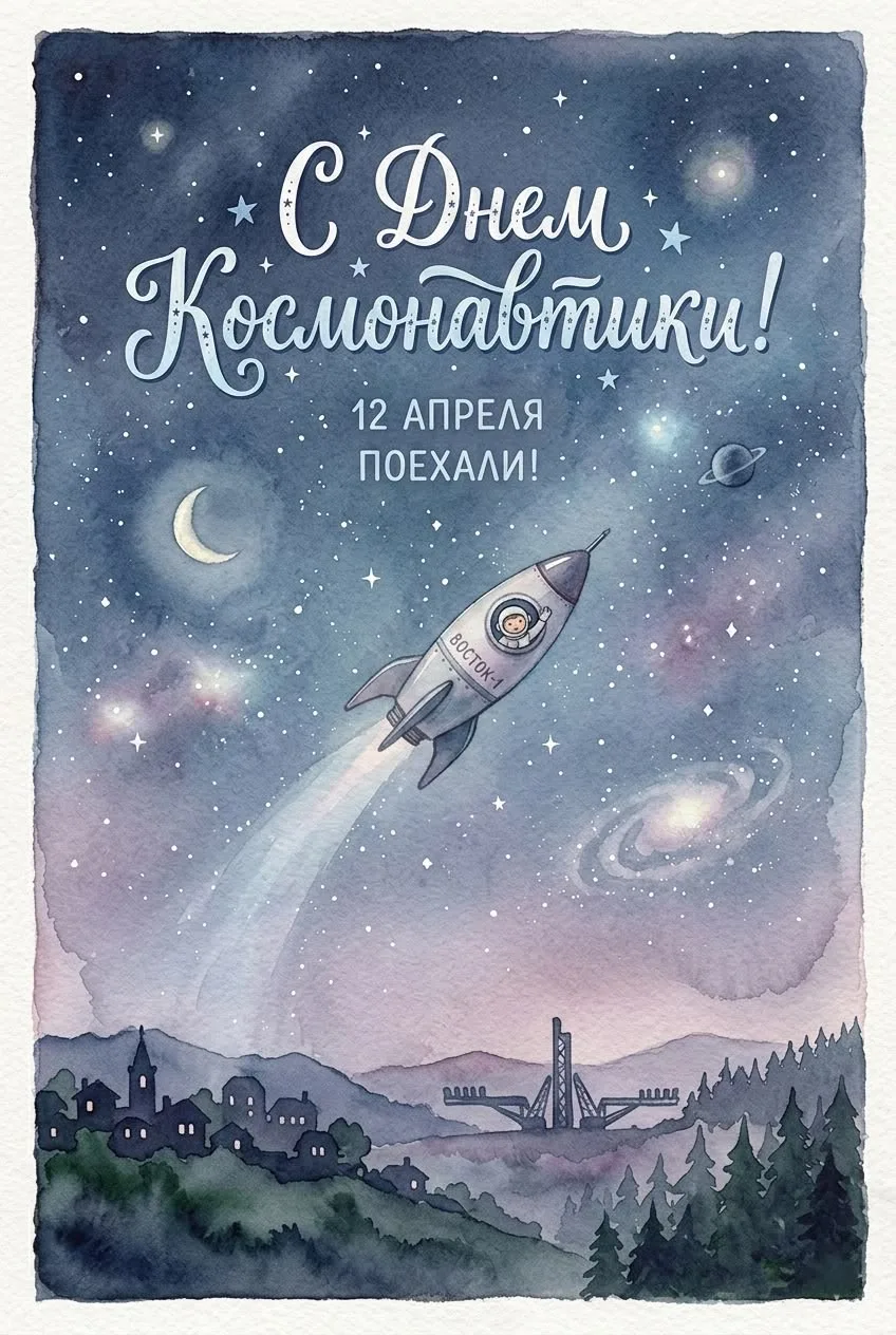 🚀Сегодня, 12 апреля, мы отмечаем особенный День космонавтики. Ровно 65 лет назад Юрий ...