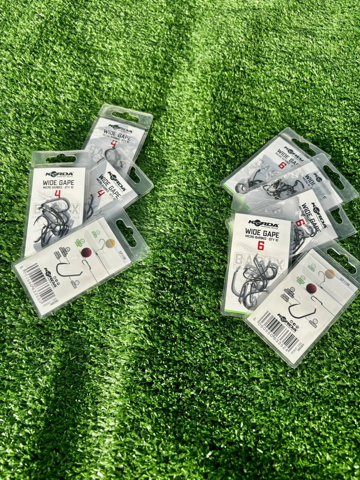 Карповые крючки KORDA Wide Gape Basix N4  и N6