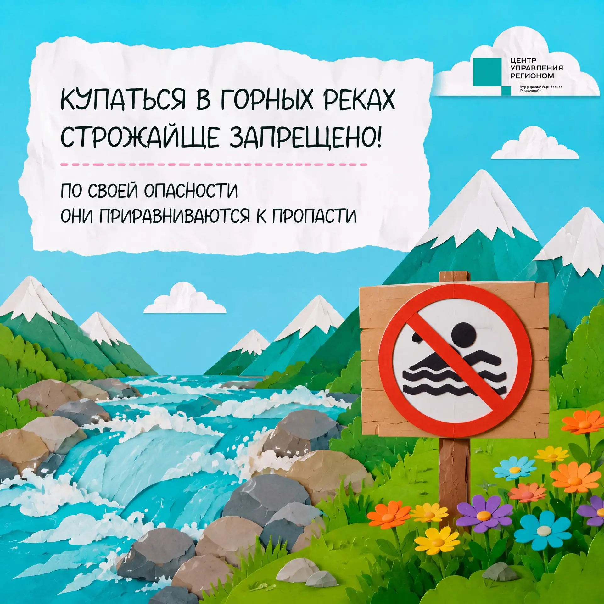 ⚠️ Горные реки не прощают ошибок.