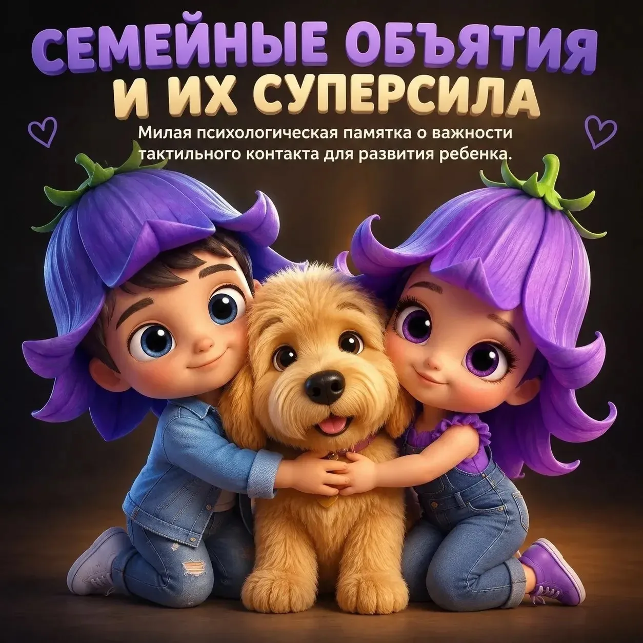 ✨ А вы сегодня обнимали своего ребенка?

❤️Тактильный контакт для маленького ребенка — это не просто