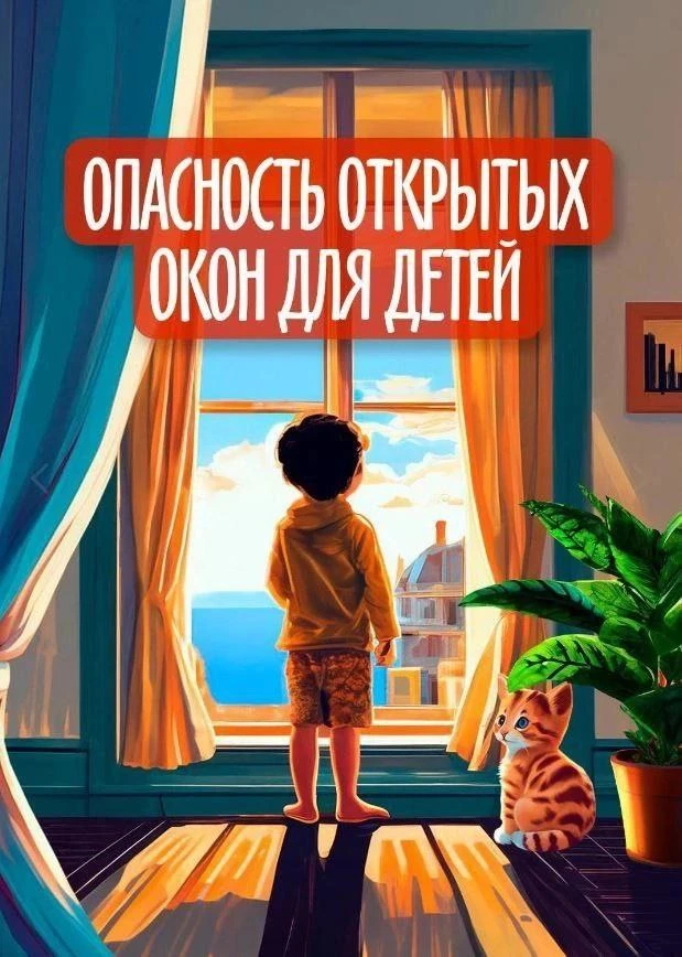 Уфимцам вновь напоминают об опасности открытых окон