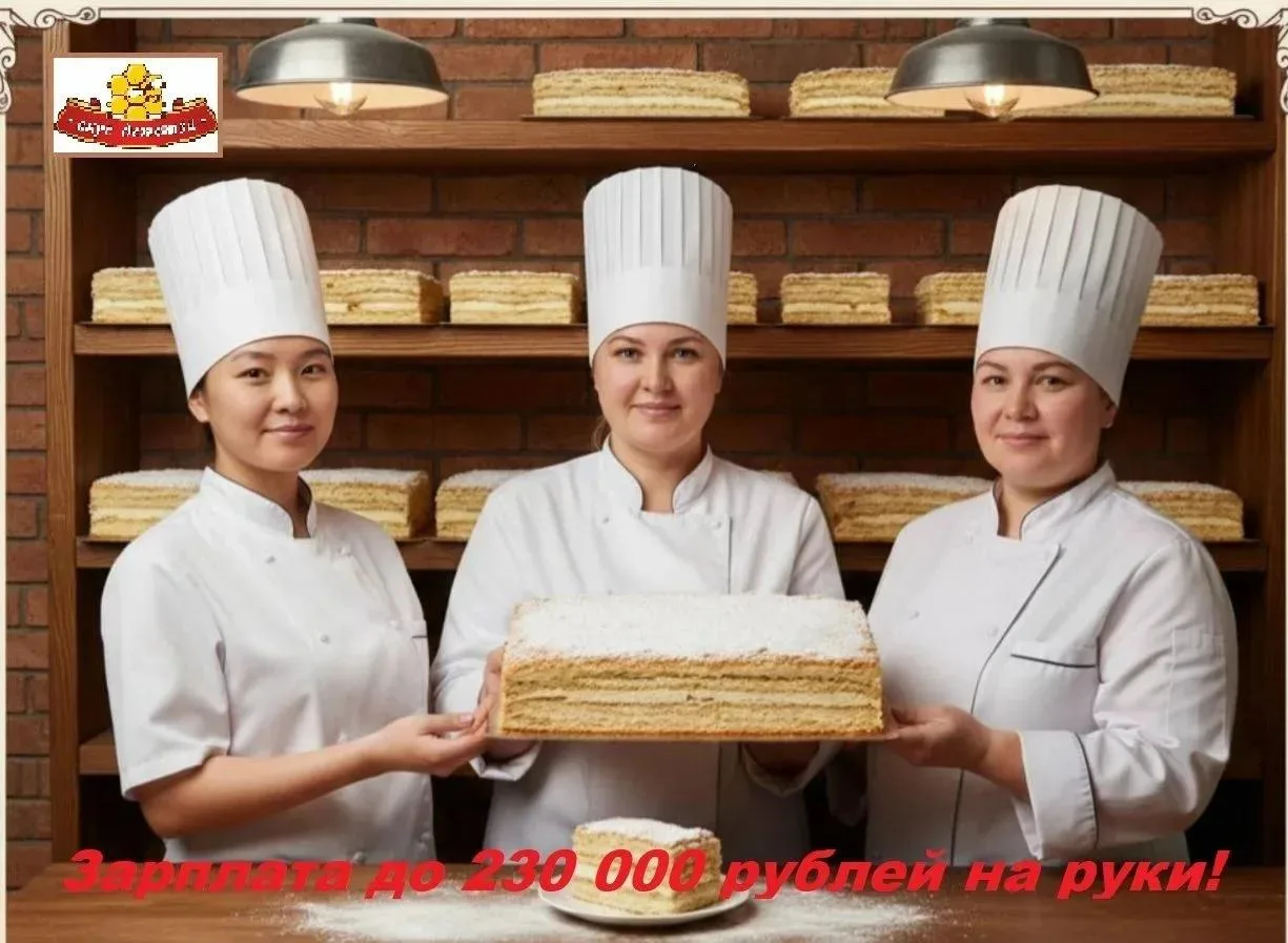 Кондитерская сеть «Вкус детства» (ИП Сандаков С.О.) приглашает на работу ВАХТОВЫМ МЕТОДОМ:

✔️ ПЕКАР