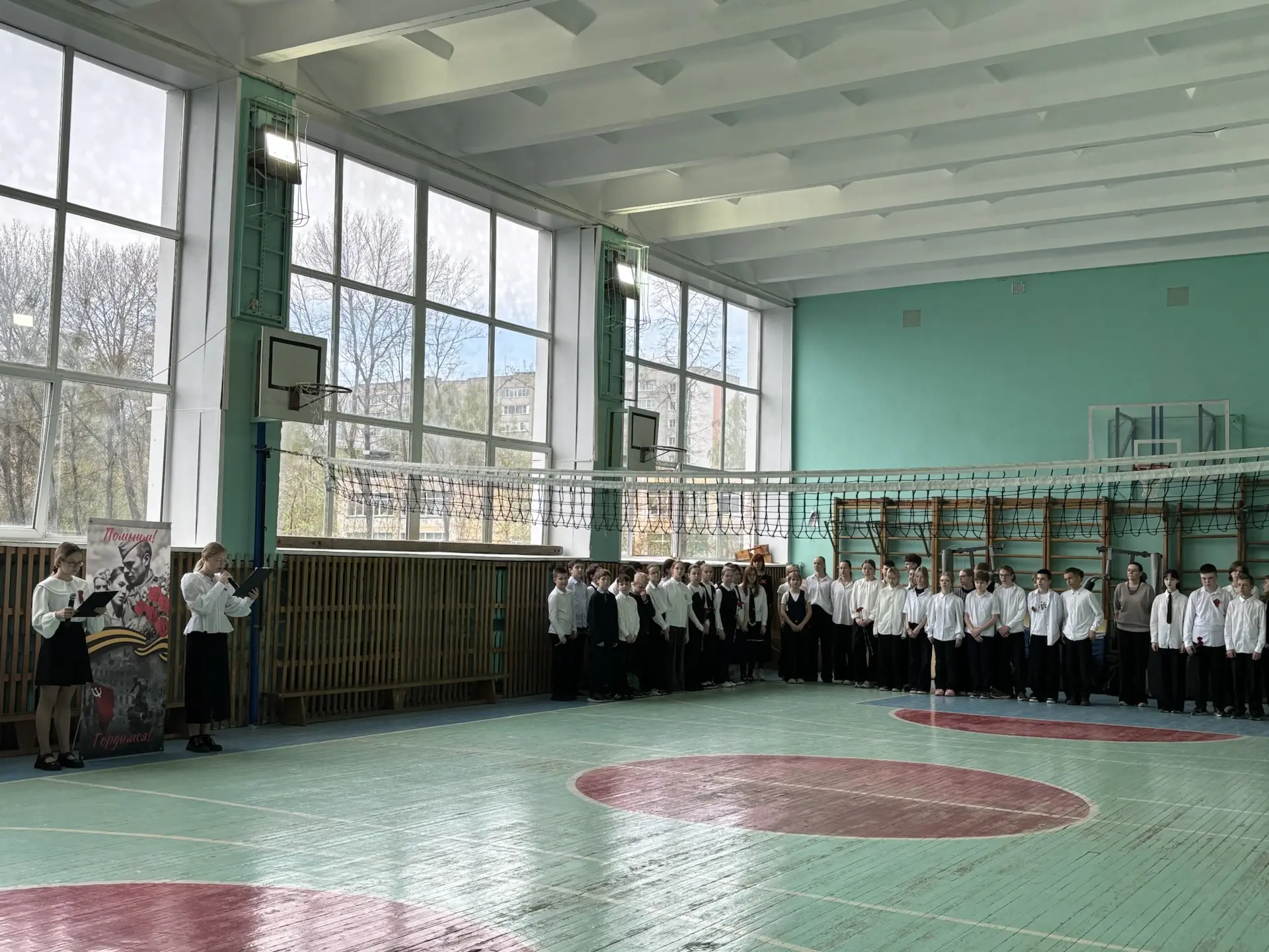 7 и 8 мая в нашем Лицее под руководством советника директора по воспитанию прошли линейки памяти, по