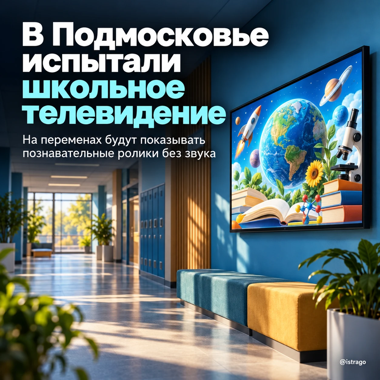 В Подмосковье испытали школьное телевидение 📺