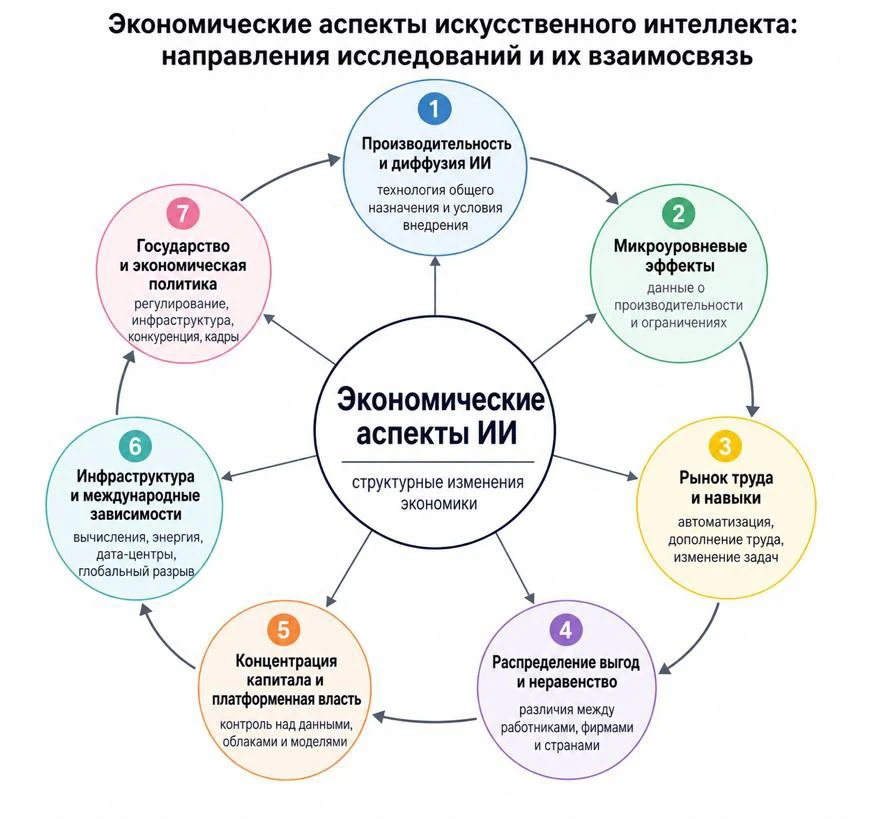 Экономические аспекты искусственного интеллекта: ключевые направления исследований — на...