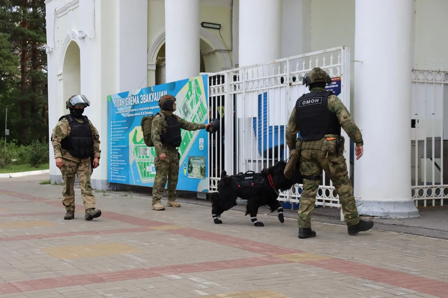 В Хабаровске росгвардейцы провели тренировки по обеспечению общественной безопасности в...