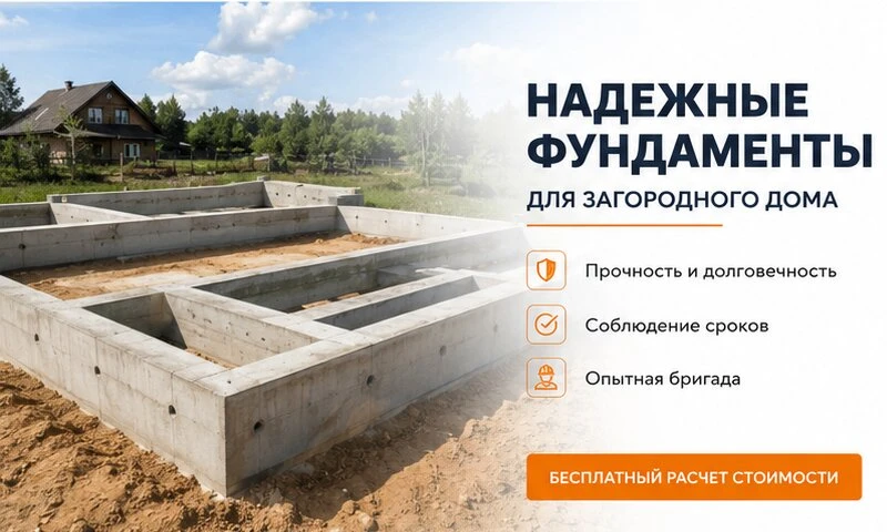 Фундамент под ключ в Петрозаводске и Карелии