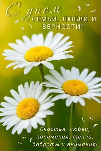 Уважаемые подписчики нашего канала! Поздравляем всех вас с Днем Семьи, Любви и Верности! Пусть в каж