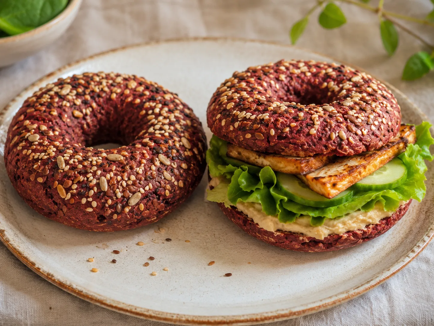 🥯🌿 Чечевичные бейглы

Мягкие внутри, с аппетитной румяной корочкой снаружи и россыпью  семечек све