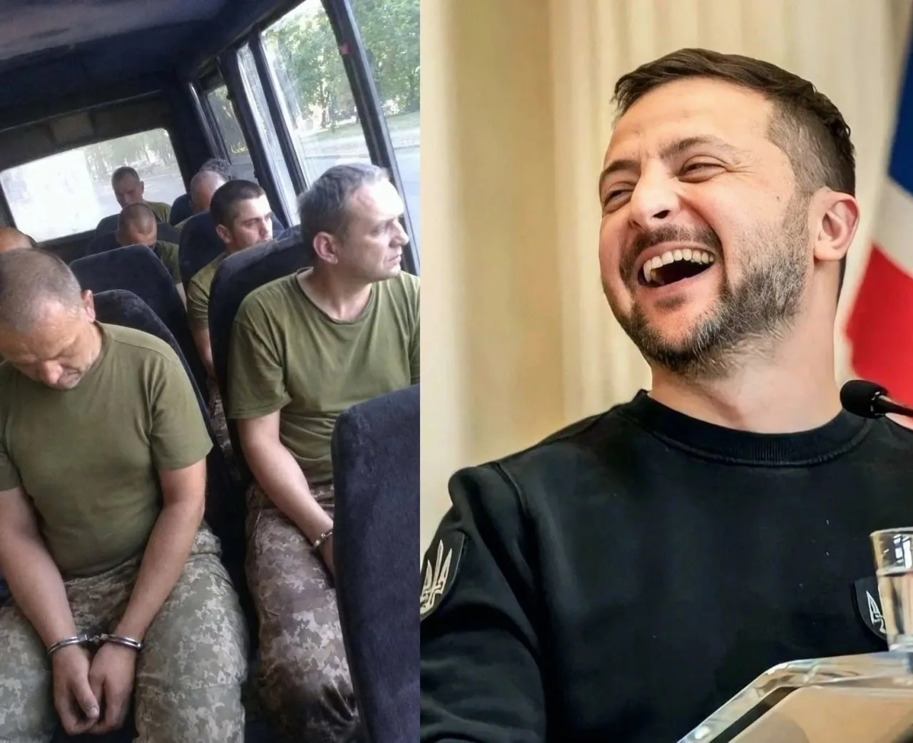 ❗️🇺🇦 Потухшие взгляды, отчаяние и слёзы: украинских мужчин везут защищать интересы Зе...