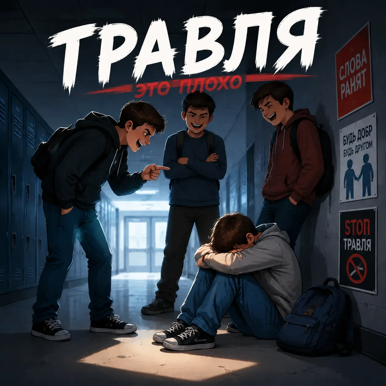 🚫 СТОП БУЛЛИНГ! КАК РАСПОЗНАТЬ И ОСТАНОВИТЬ

Буллинг — это не «просто шутка» и не «детские разборки