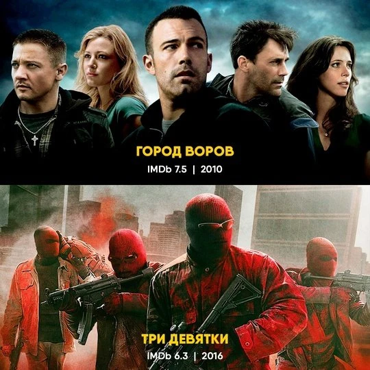 Финальная часть подборок фильмов про ограбления.

🍿кино | Фильмы | Cериалы  - Подписаться