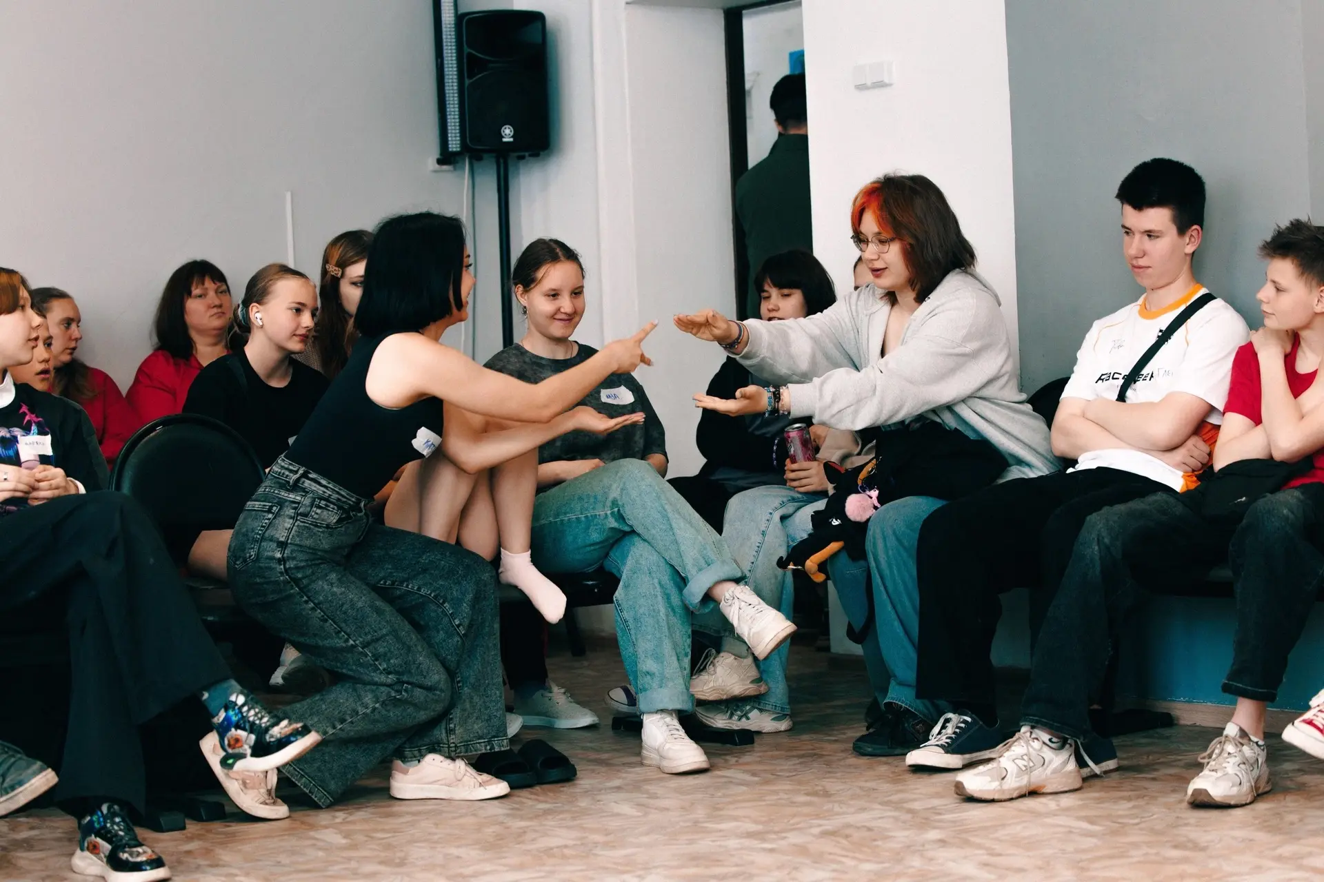 🤩 В рамках проекта «Академия волонтёра» состоялся выезд в посёлок Солнечный.