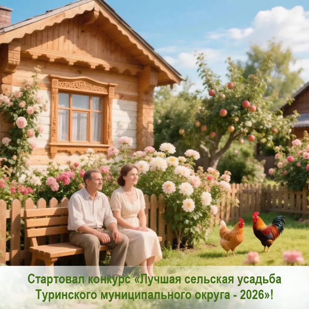 Объявляем старт конкурса «Лучшая сельская усадьба Туринского муниципального округа - 20...