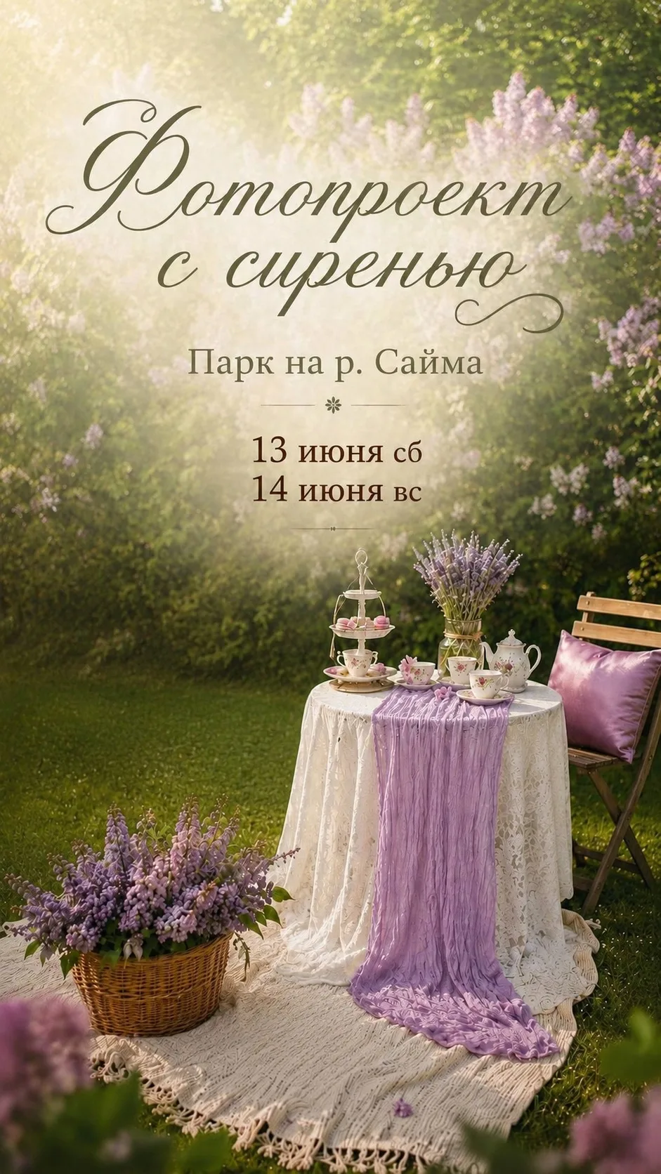 Фотопроект в сирени ✨