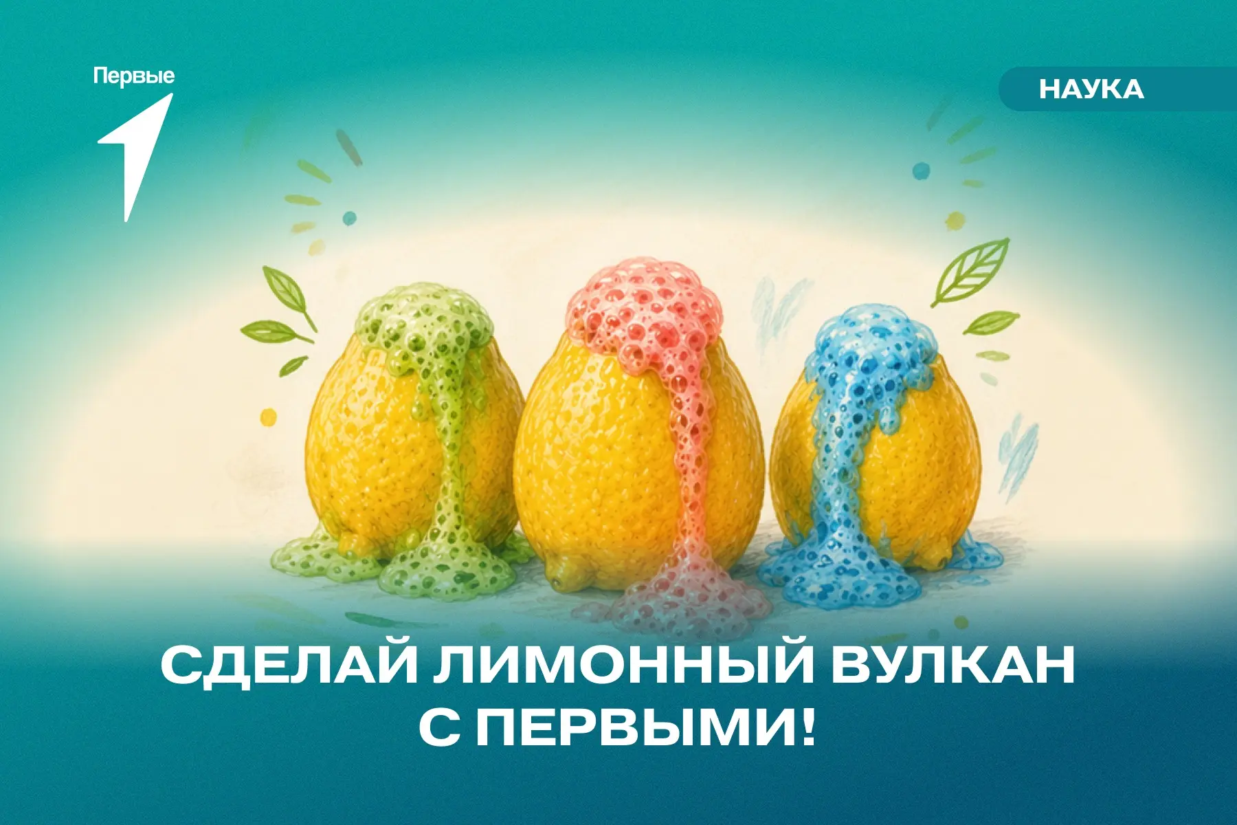 Хочешь увидеть извержение вулкана прямо на столе?  🤯