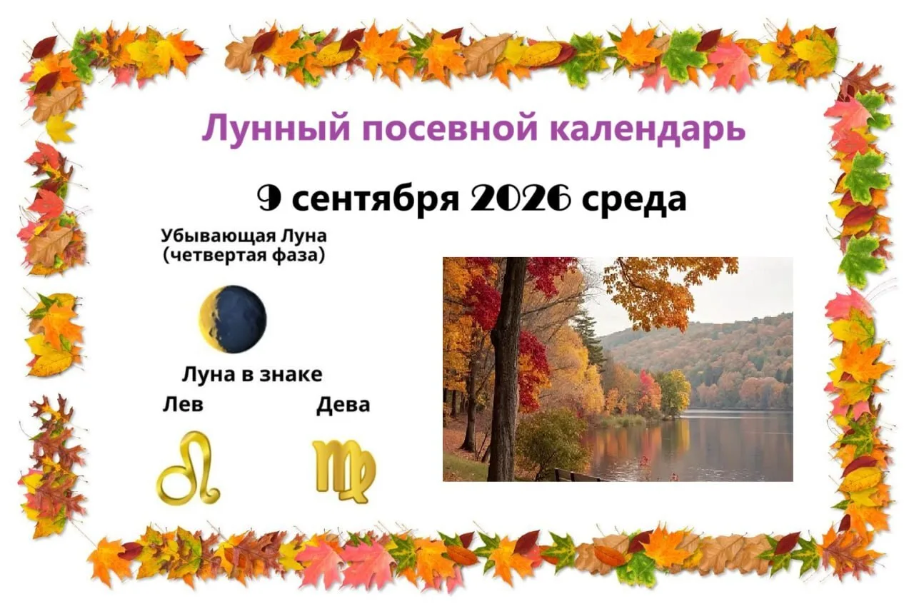 9️⃣ сентября, среда