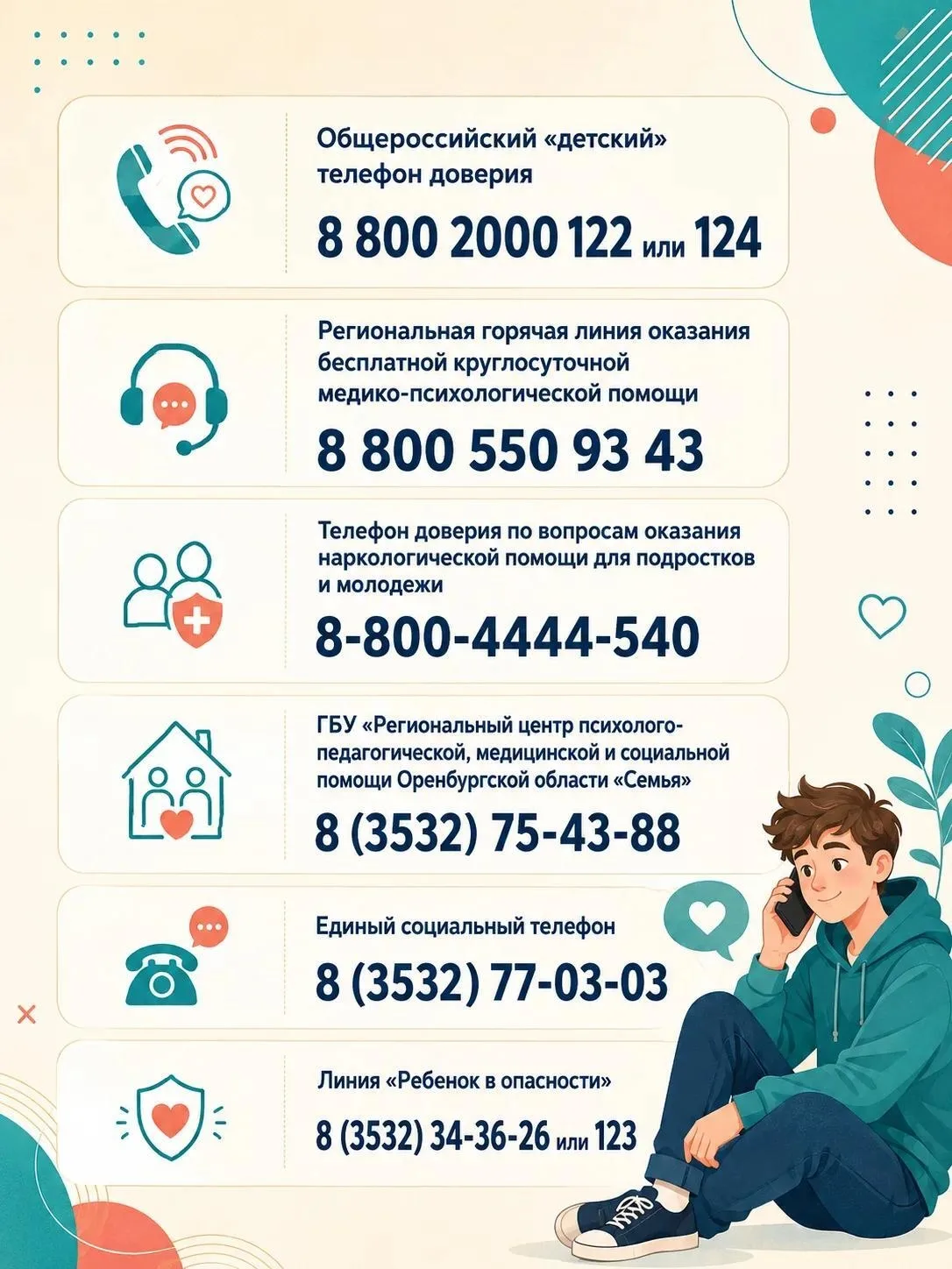 ‼️ Не оставайтесь один на один с проблемами