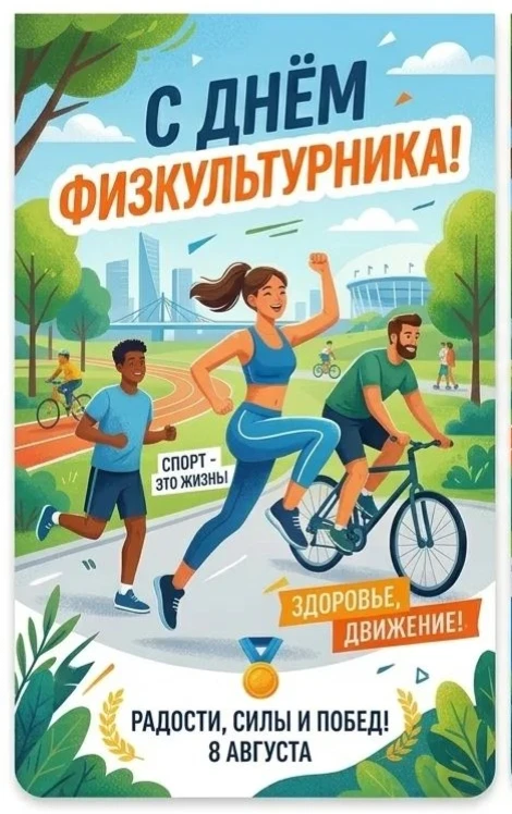 С Днём физкультурника!