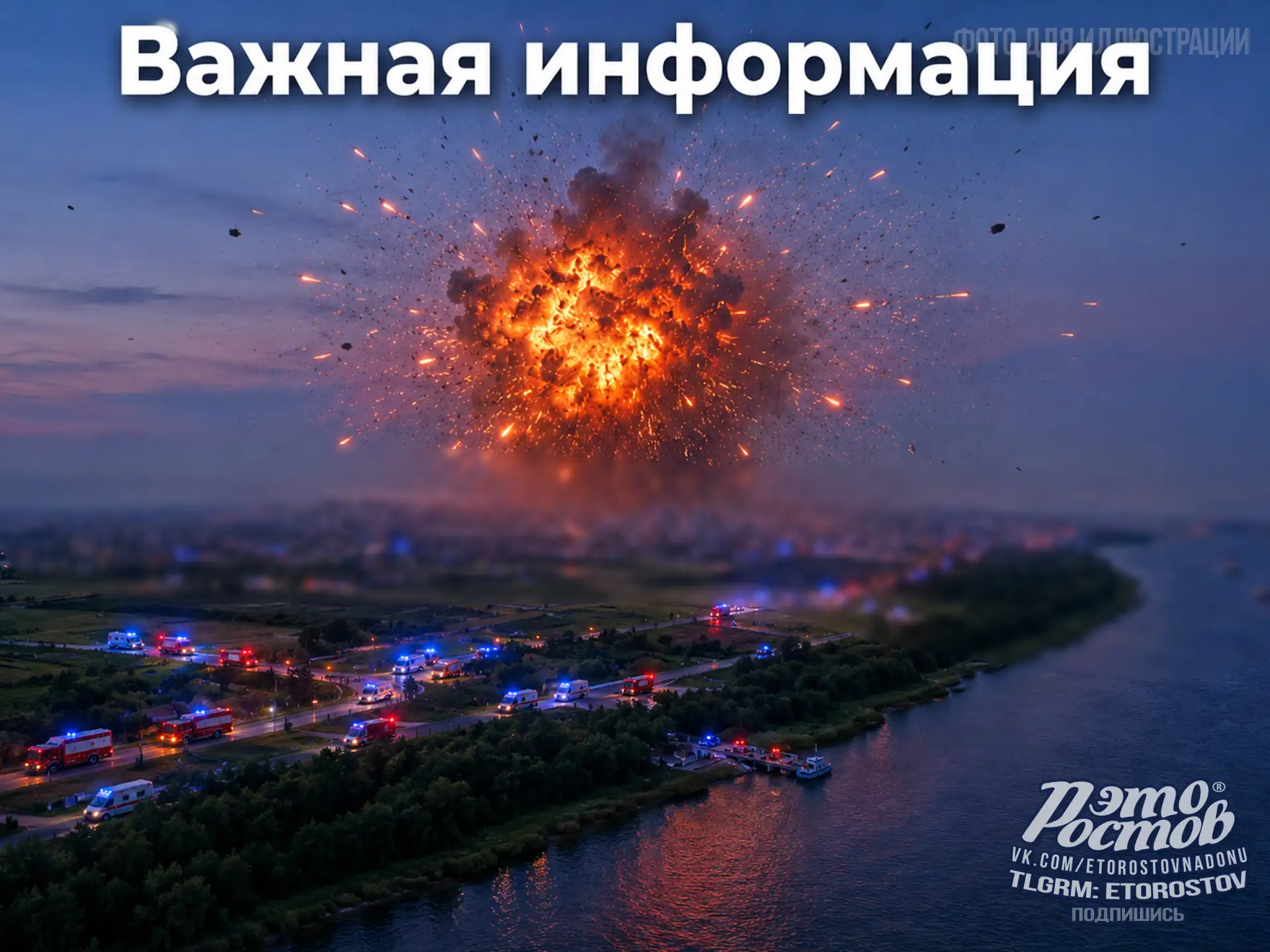 ‼ Минувшей ночью в Ростовской области в ходе отражения воздушной атаки БПЛА и ракеты ун...