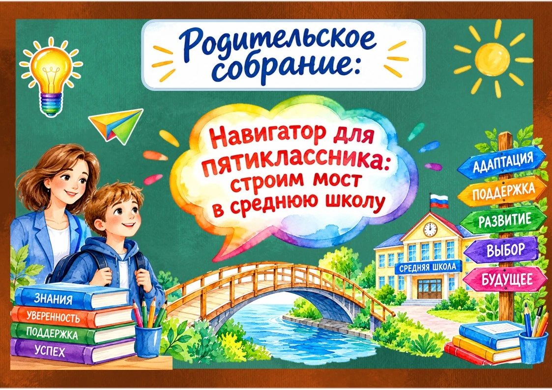 Завтра родительское собрание. Оформление доски готово