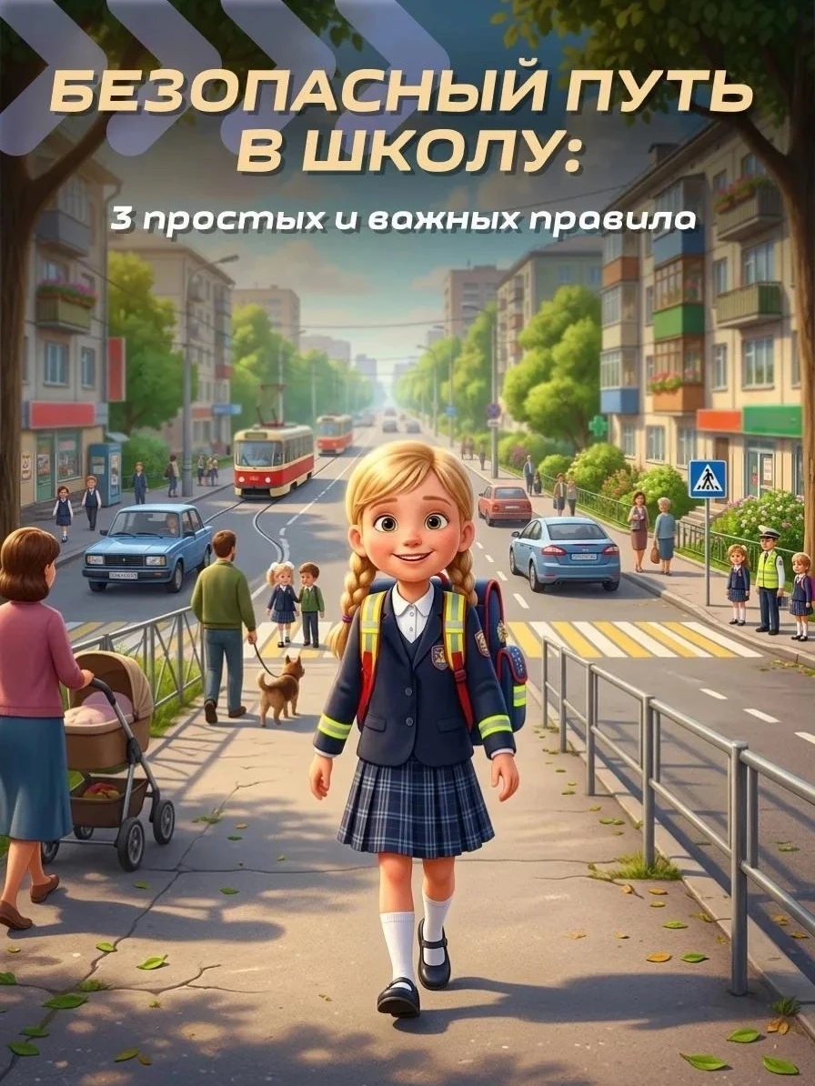 🚦В школу только безопасной дорогой!