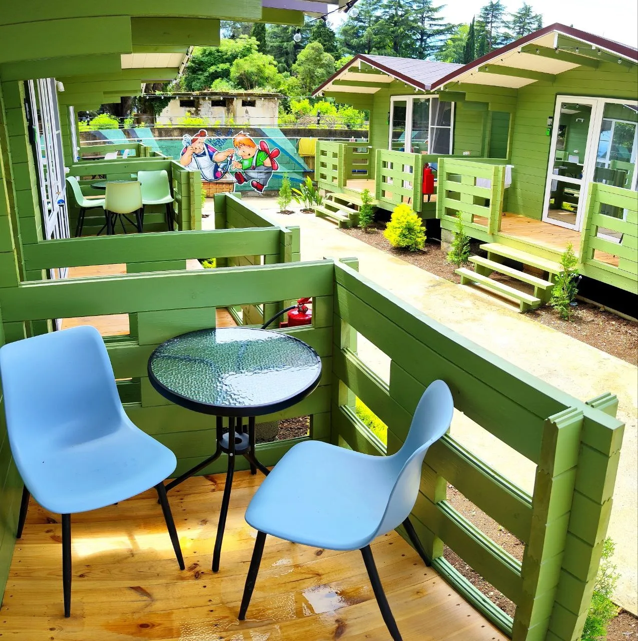 #ЦАНДРИПШ  🌴РАЙСКОЕ МЕСТО!!! 🌴отель "KULIKOV HOUSE" 👶Дети заняты, родители отдыхают 📌Бассейн, детски